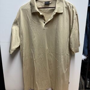 Men's Beige Polo Shirt